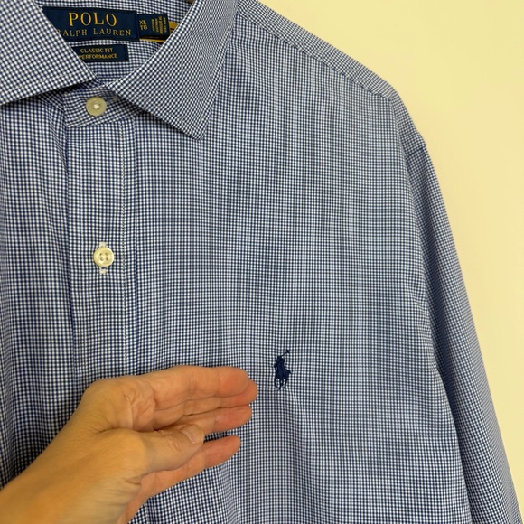 Polo Ralph Lauren PRL Classic Fit Twill Performance Sport Shirt Size XL pony - Picture 6 of 14
